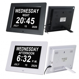 8inch Digital Dementia Clock, Digital Time Display for Seniors with Large and Clear Letters